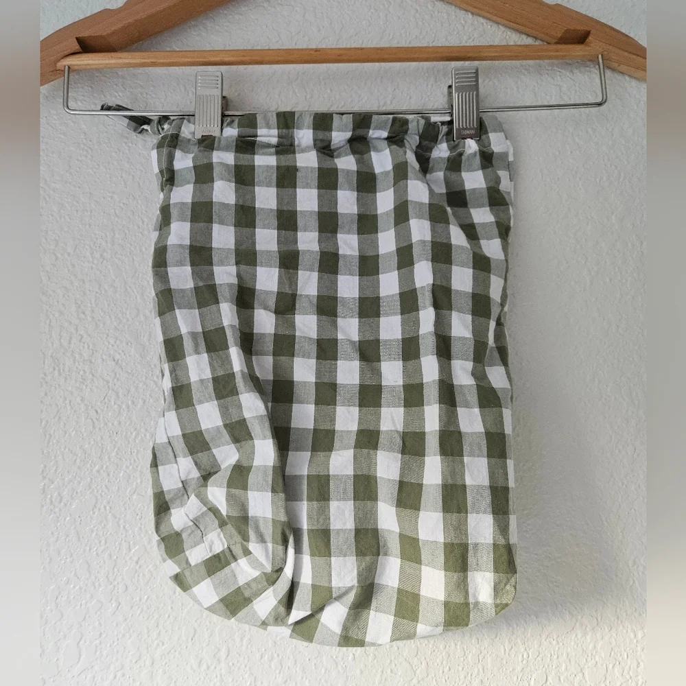 quince gingham satchel - Picture 4 of 4